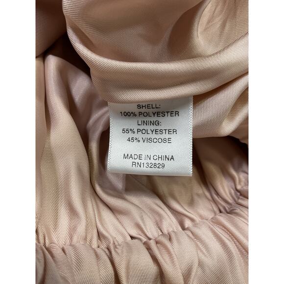 Majorelle 'Elly' Pink Organza Mini Dress Size L - Picture 5 of 5